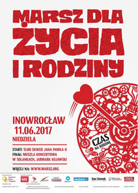 VI Inowrocławski Marsz dla Zycia i Rodziny