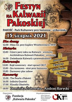 Festyn na Kalwarii Pakoskiej - niedziela 15 sierpnia 2021r.