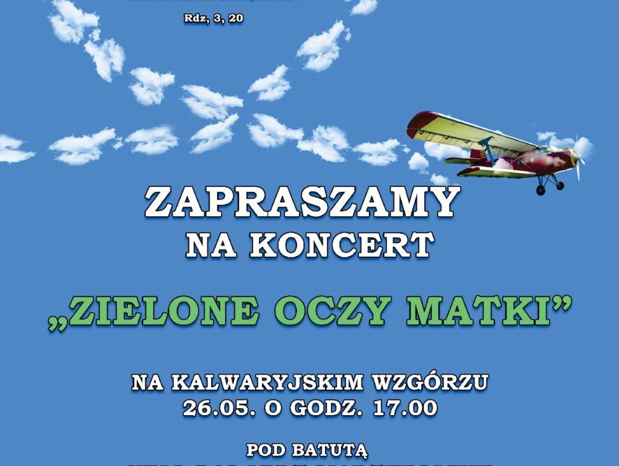 Koncert z okazji Dnia Matki - zaproszenie