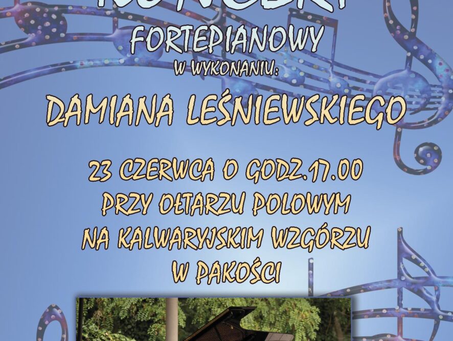 Zaproszenie na koncert fortepianowy