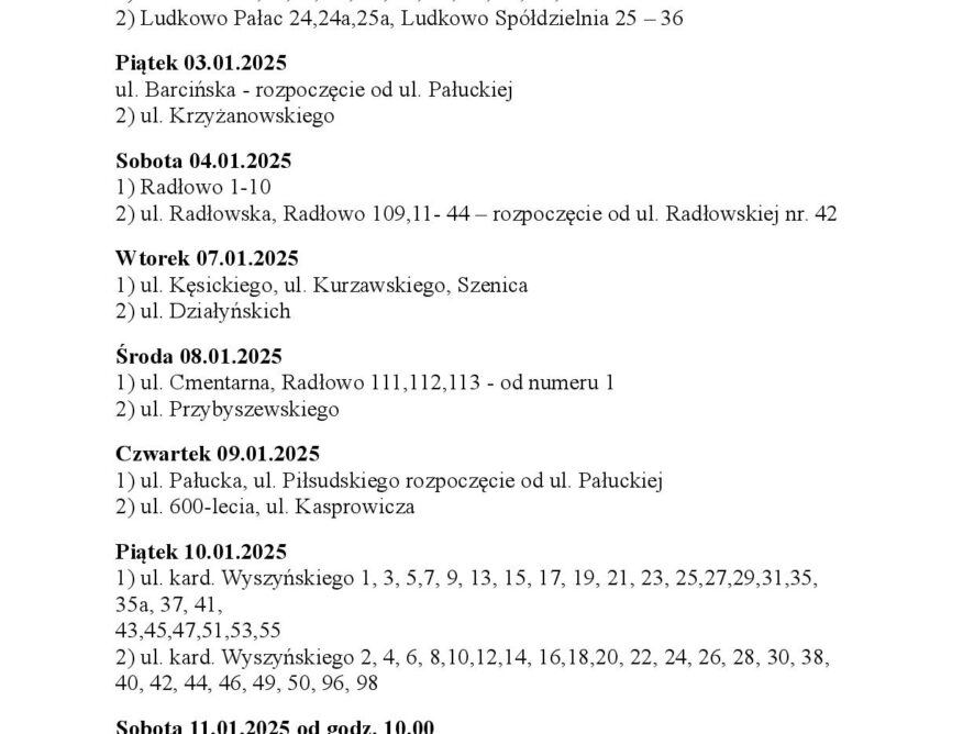 PLAN WIZYT DUSZPASTERSKICH