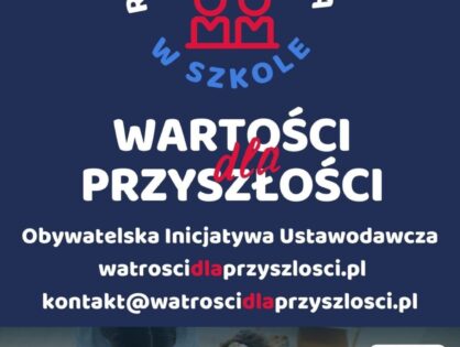 Tak dla religii i etyki w szkołach