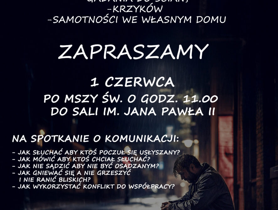 Zaproszenie na spotkanie o komunikacji - 01.06.2025r.
