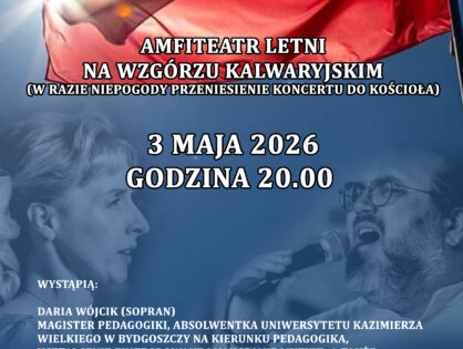 Koncert Pieśni Patriotycznych - zaproszenie