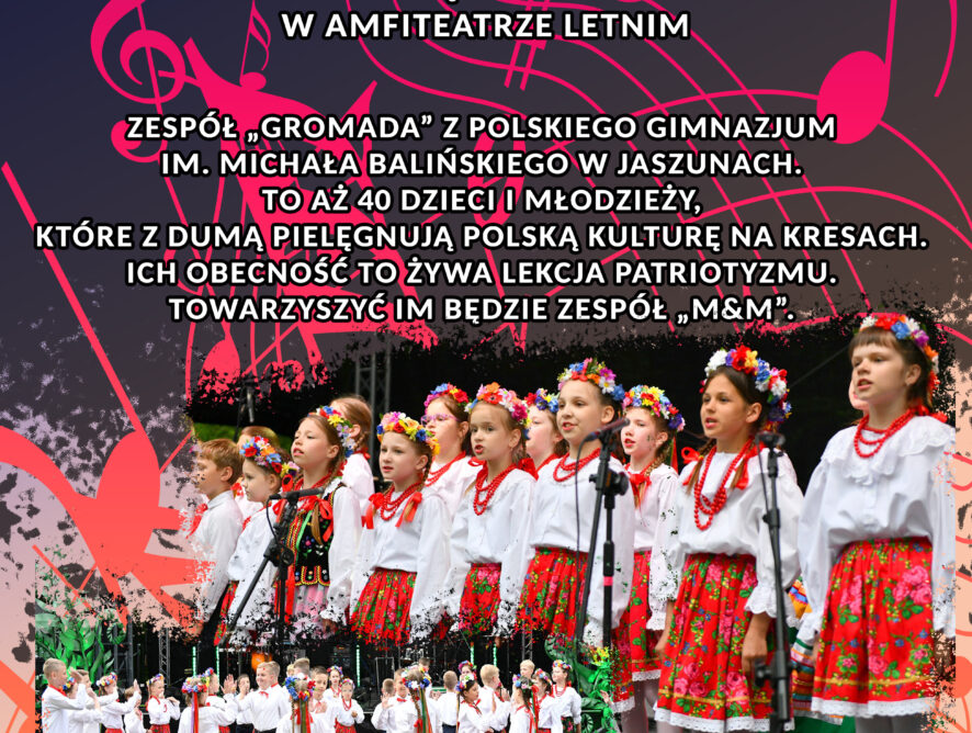 Koncert dzieci i młodzieży z Litwy -zaproszenie